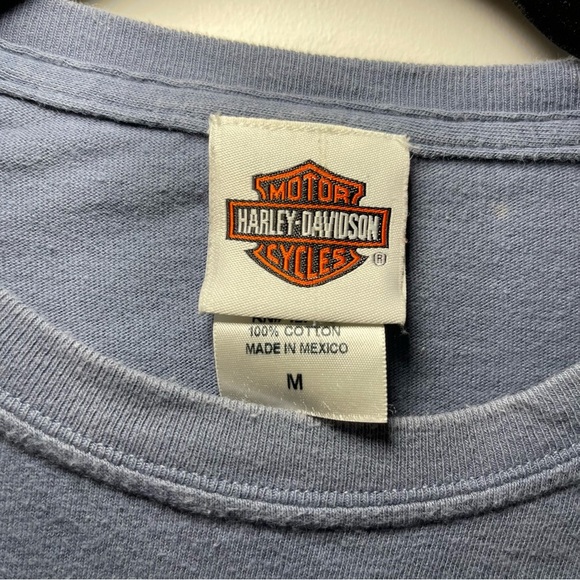 Harley-Davidson x Looney Tunes Men’s vintage Blue Biker Graphic T-Shirt Size M - Picture 4 of 8